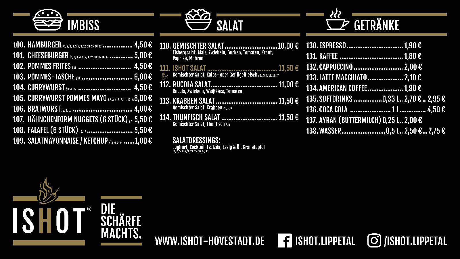 ISHOT-Speisekarte-Imbiss-Salat-Getraenke